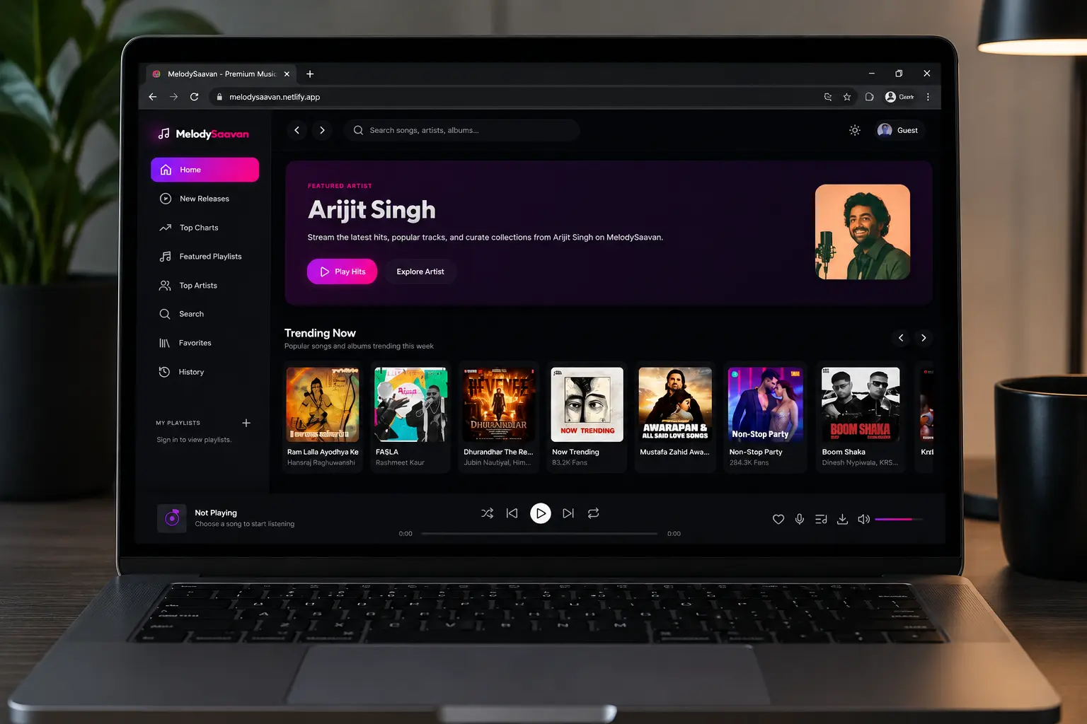 MelodySaavan - Music App
